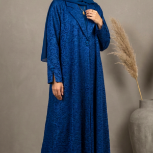 عباية رويال الكلاسيكية سحر الدانتيل الكحلي