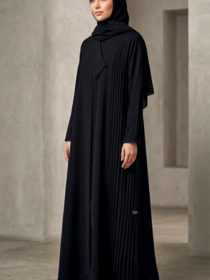 عباية "ليالي" الكلاسيكية | فخامة الأسود