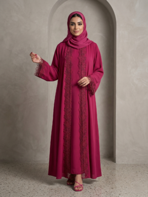 عباية "رويال فوشيا" الفاخرة