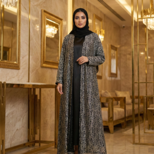 عباية "أمسية" الملكية | فخامة الدانتيل الكلاسيكي