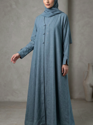 عباية سيلين الصيفية فخامة المونوكروم