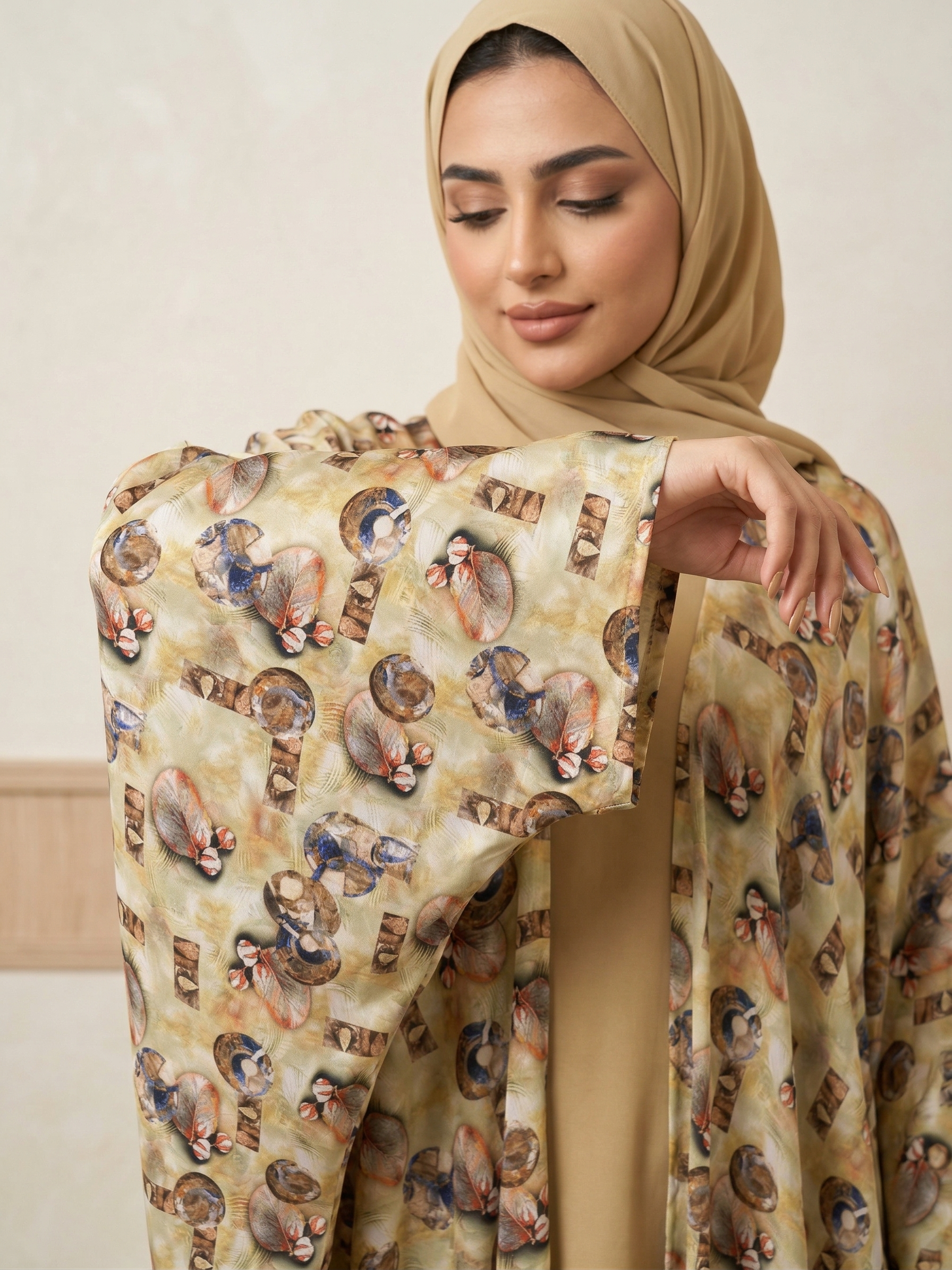 عباية "أصالة" (Mosaic Art) القطنية - Image 2