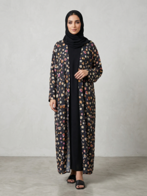 عباية "فلورا" (Floral Bloom) كاجوال