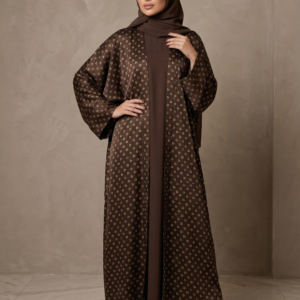 عباية "دينا" الملكية بالحرير والذهب