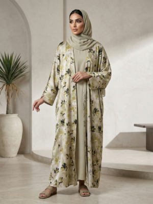 عباية "زهور الربيع" (Spring Blossom)